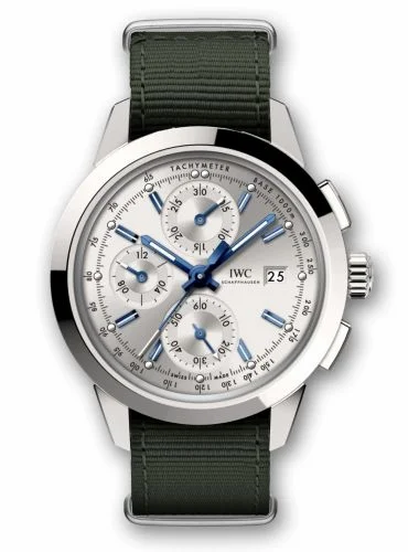 IWC Ingenieur Chronograph Custom Stainless Steel / Silver-Blue / NATO IW3808-DC (IW3808DC)